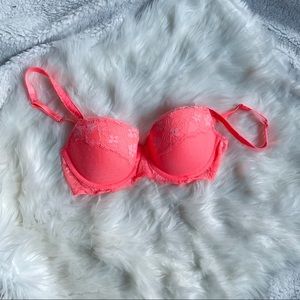 NEW VS Neon Lace bra